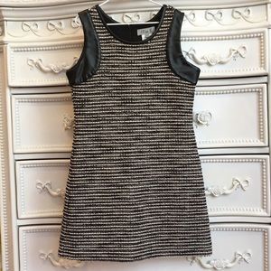 Elisa B tweed sparkle shift dress girls 10